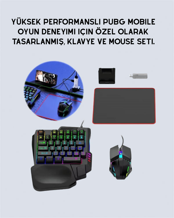 Kablosuz Mobil Oyun Kiti – 5 Parça Tam Set