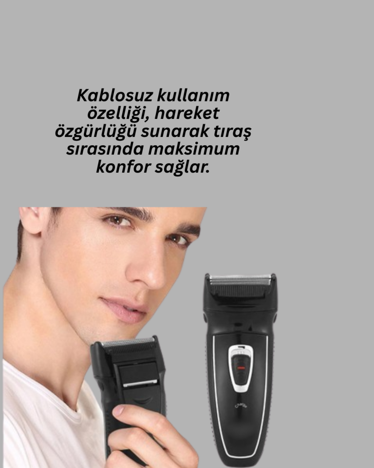 Çift Başlıklı Taşınabilir Tıraş Cihazı