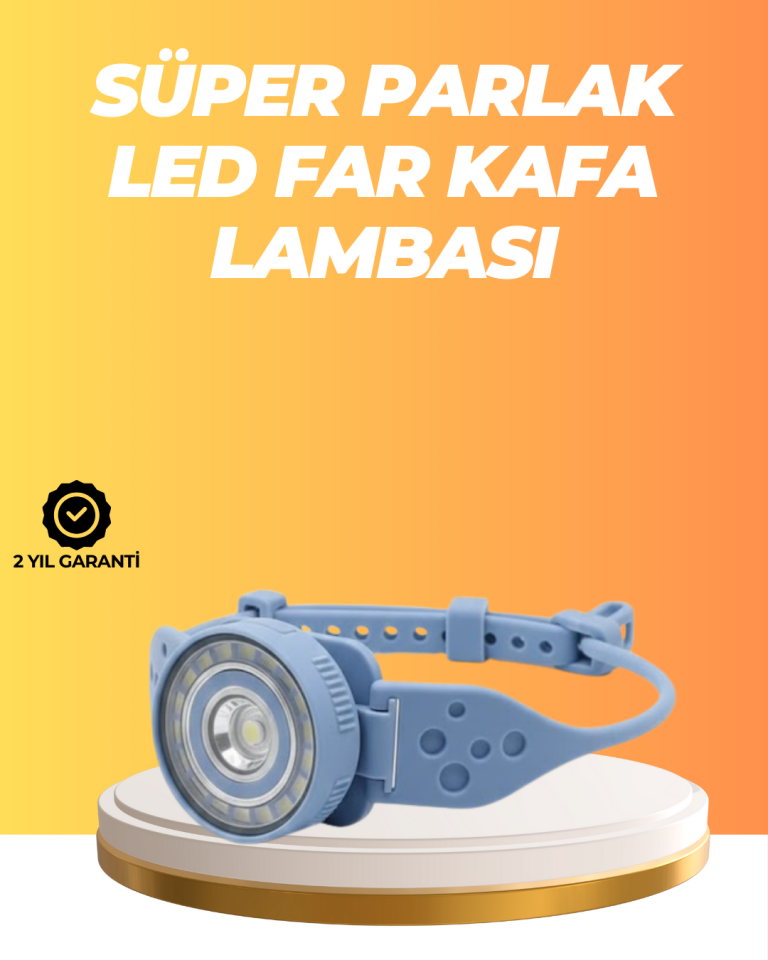 Suya Dayanıklı LED Kafa Lambası Outdoor Kullanım
