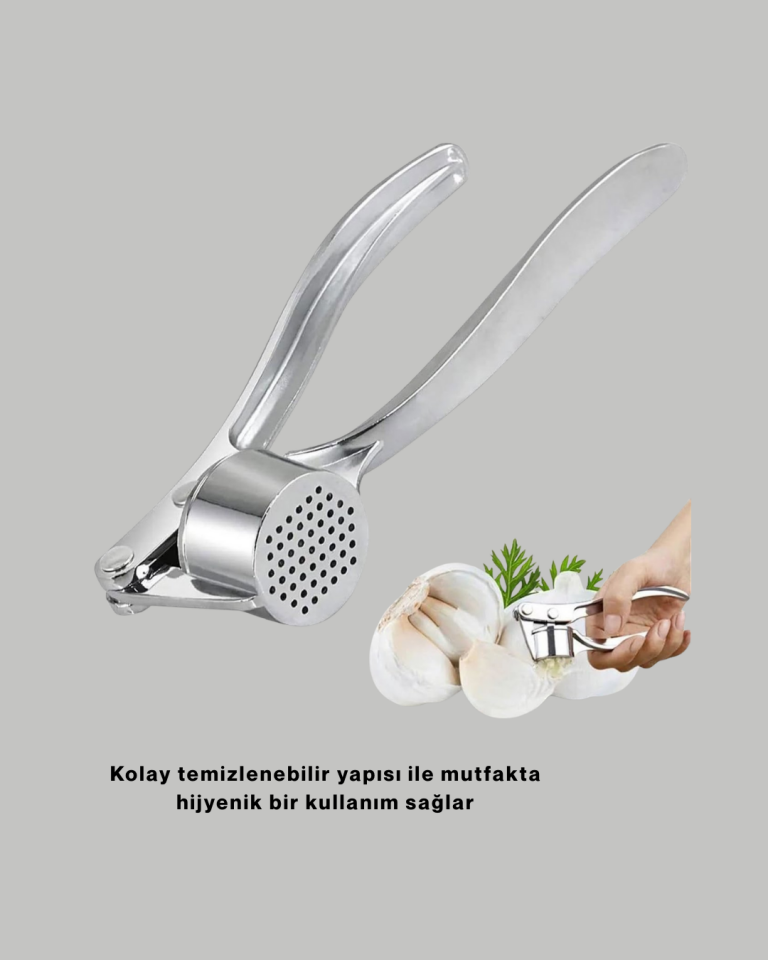 Profesyonel Sarımsak Ezici Sağlam Yapı ve Rahat Kavrama