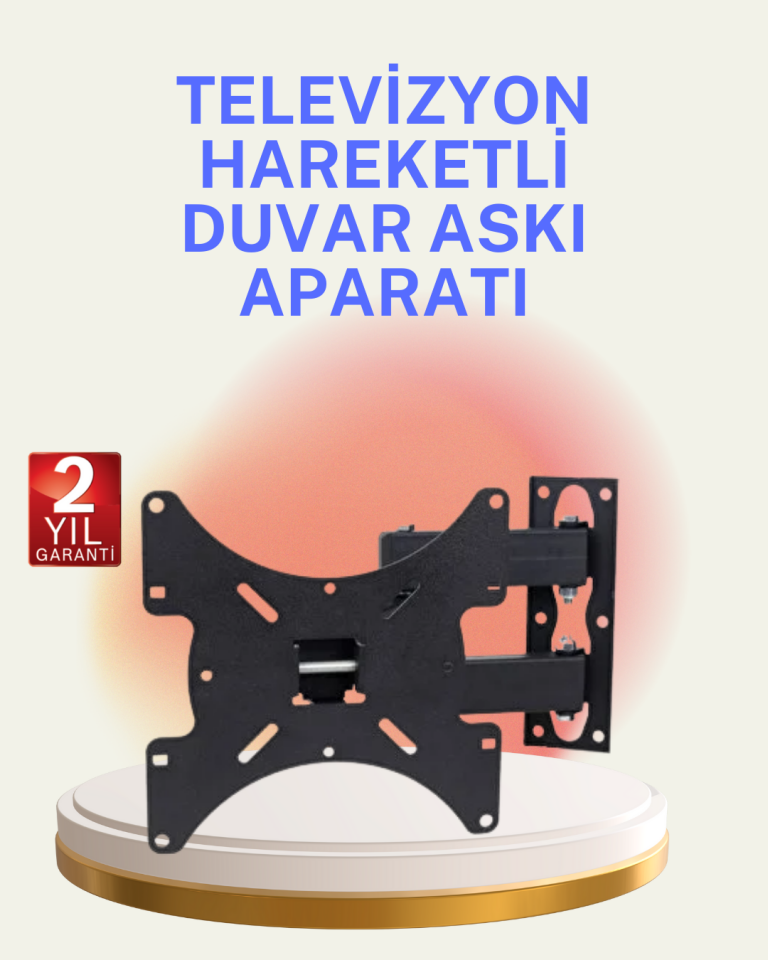 Hareketli TV Duvar Askı Aparatı 22–49 İnç Uyumlu