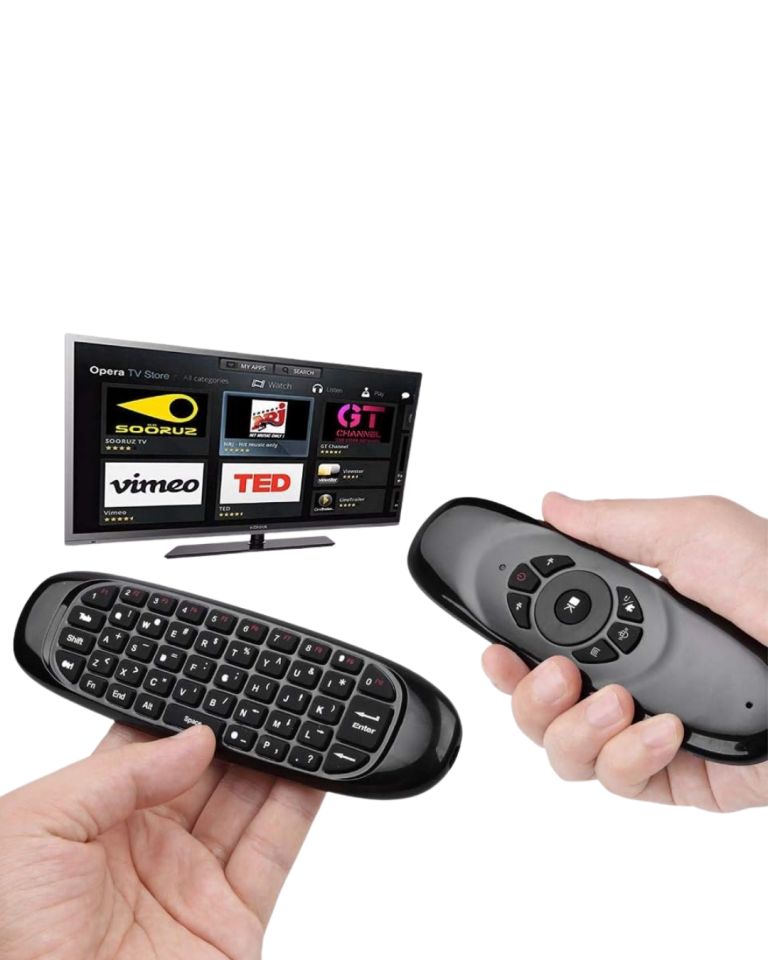 3’ü 1 Arada Kablosuz Hava Mouse Mini Klavye Kumanda