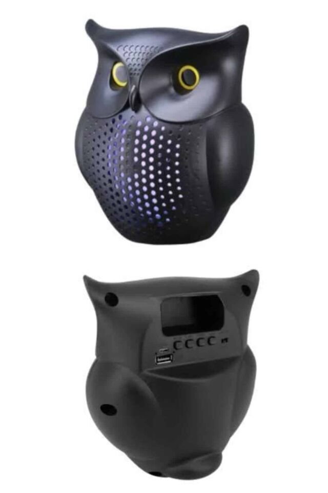 Baykuş Tasarımlı Mini Bluetooth Speaker Yüksek Ses Kaliteli Taşınabilir