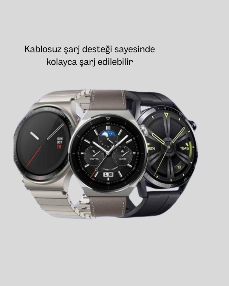 Kablosuz Şarjlı Bluetooth Görüşmeli Akıllı Saat – Android & iOS Uyumlu