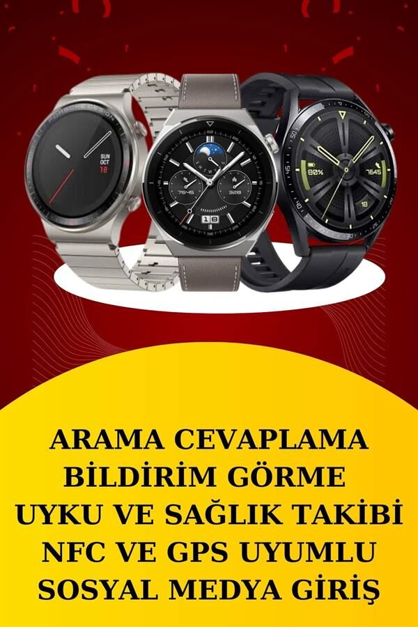 Dijital Göstergeli Bluetooth Kulaklık ve Bildirim Görebilen Akıllı Saat Alarm ve Titreşim