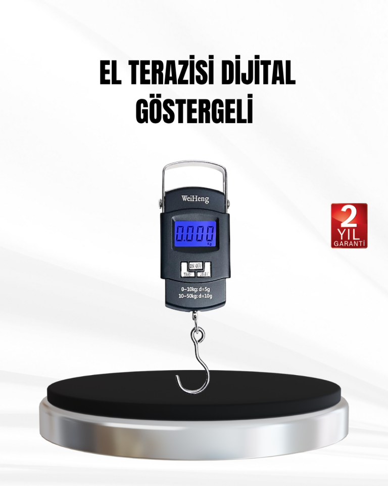 Dijital El Terazisi – Hassas Bavul Tartısı, Gülen Yüz Tasarımlı