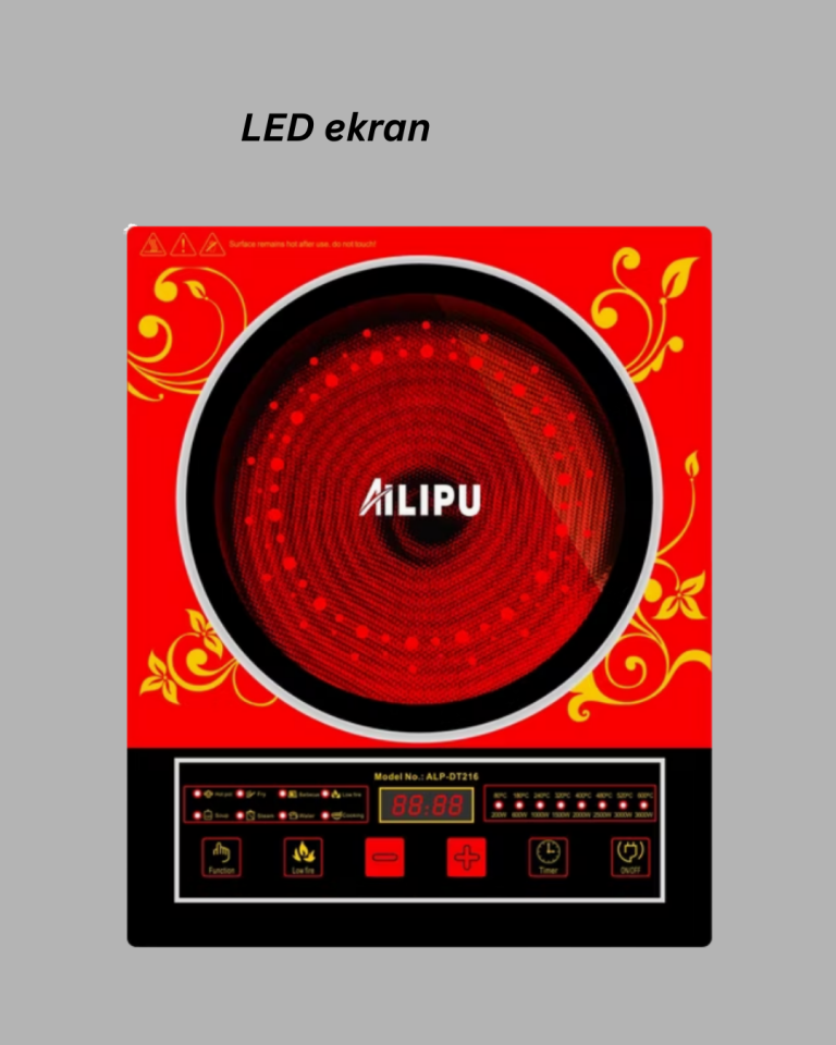 2400 Watt Akıllı İndüksiyon Ocak Dokunmatik Kontrol Isı Ayarlı